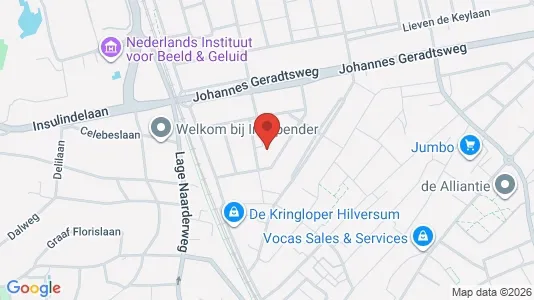 Kantorruimte for rent i Hilversum - kort over placeringen