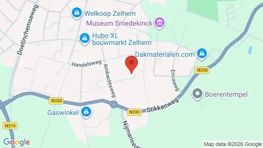 Magazijnen for rent i Bronckhorst - kort over placeringen