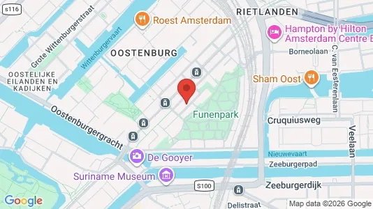 Bedrijfsruimtes for rent i Amsterdam Centrum - kort over placeringen