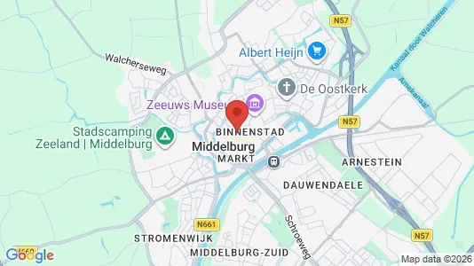 Kantorruimte for rent i Middelburg - kort over placeringen