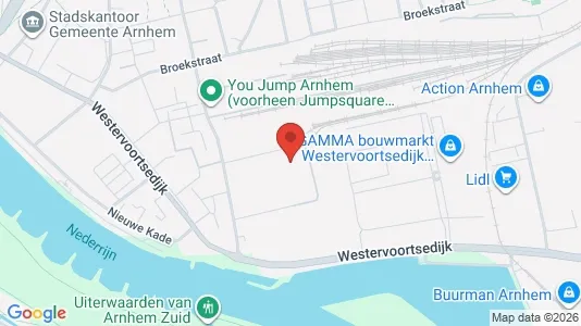 Grond for rent i Arnhem - kort over placeringen