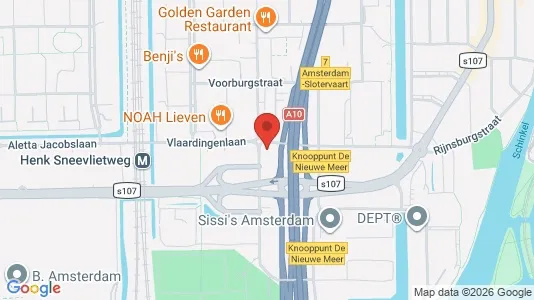 Kantorruimte for rent i Amsterdam Slotervaart - kort over placeringen