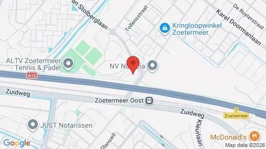 Kantorruimte for rent i Zoetermeer - kort over placeringen