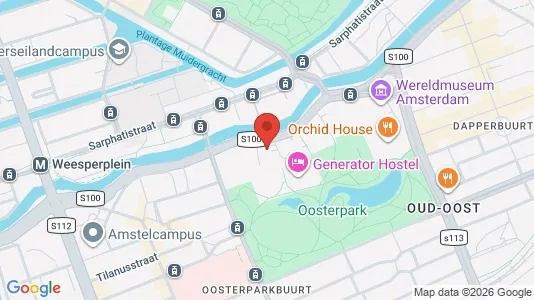 Kantorruimte for rent i Amsterdam Oost-Watergraafsmeer - kort over placeringen