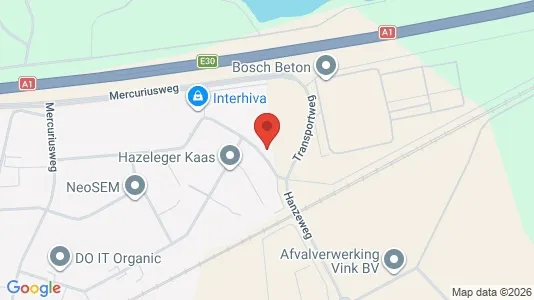Bedrijfsruimtes for rent i Barneveld - kort over placeringen