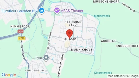 Bedrijfsruimtes for rent i Leusden - kort over placeringen
