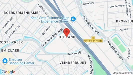 Kantorruimte for sale i Amersfoort - kort over placeringen