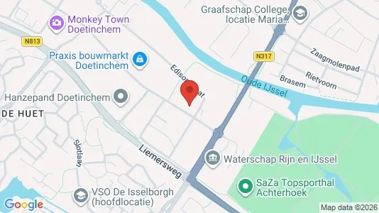 Kantorruimte for rent i Doetinchem - kort over placeringen