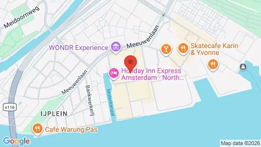 Kantorruimte for rent i Amsterdam Noord - kort over placeringen