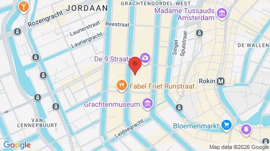 Kantorruimte for rent i Amsterdam Centrum - kort over placeringen