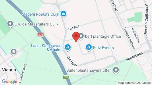 Bedrijfsruimtes for rent i Cuijk - Foto uit Google Street View