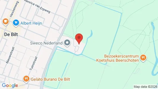 Kantorruimte for sale i De Bilt - kort over placeringen
