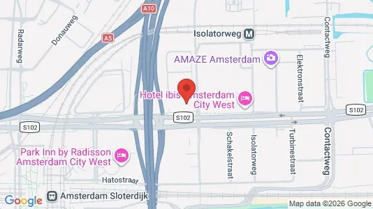 Kantorruimte for rent i Amsterdam Westpoort - kort over placeringen