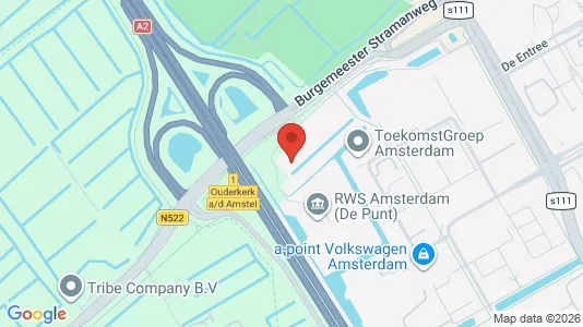 Kantorruimte for rent i Amsterdam-Zuidoost - kort over placeringen