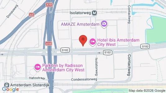Kantorruimte for rent i Amsterdam Westpoort - kort over placeringen
