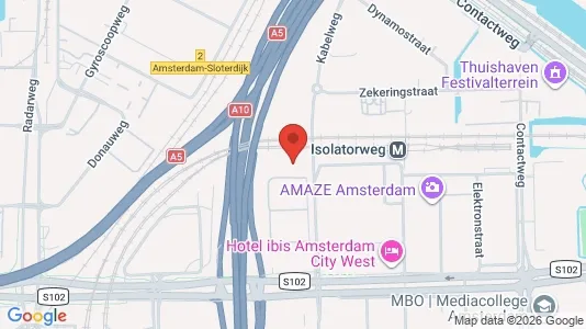 Kantorruimte for rent i Amsterdam Westpoort - kort over placeringen