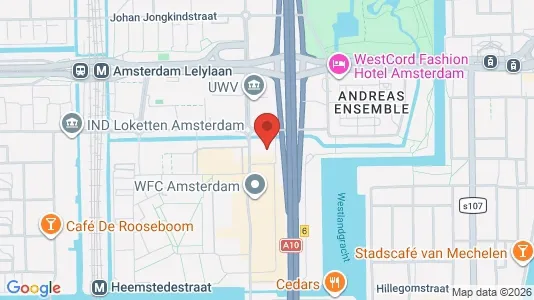 Kantorruimte for rent i Amsterdam Slotervaart - kort over placeringen