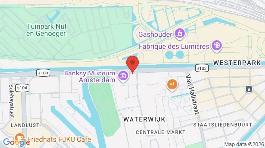 Kantorruimte for rent i Amsterdam Westerpark - kort over placeringen