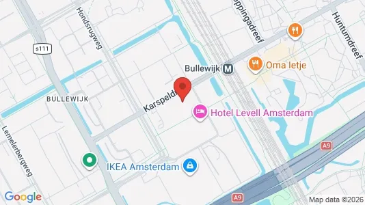 Kantorruimte for rent i Amsterdam-Zuidoost - kort over placeringen