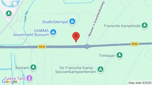 Kantorruimte for rent i Gooise Meren - kort over placeringen