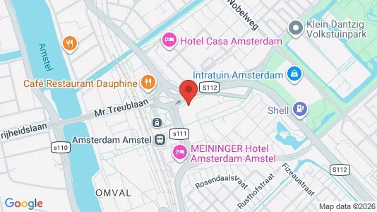 Kantorruimte for rent i Amsterdam Oost-Watergraafsmeer - kort over placeringen