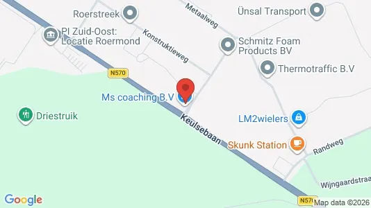 Kantorruimte for rent i Roermond - kort over placeringen