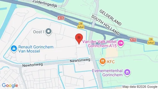 Bedrijfsruimtes for rent i Gorinchem - kort over placeringen