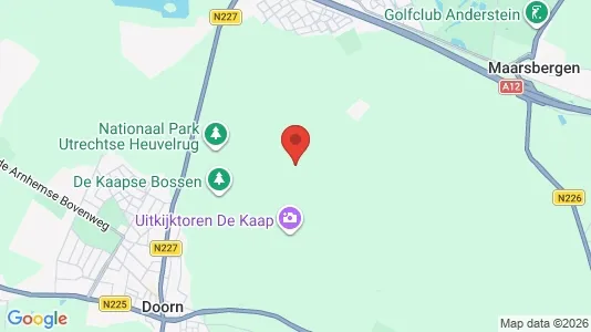Winkels for sale i Utrechtse Heuvelrug - kort over placeringen