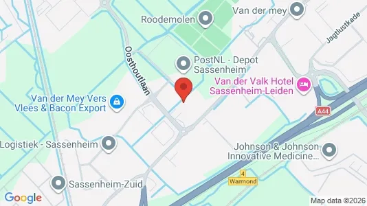 Kantorruimte for rent i Teylingen - kort over placeringen