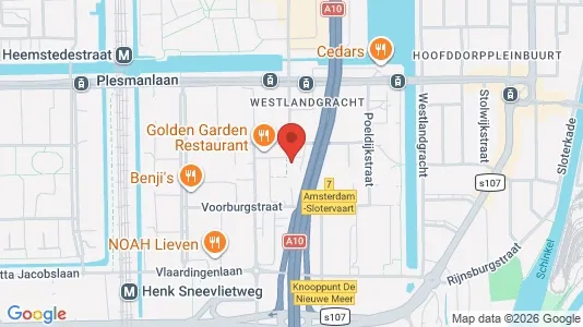 Kantorruimte for rent i Amsterdam Slotervaart - kort over placeringen
