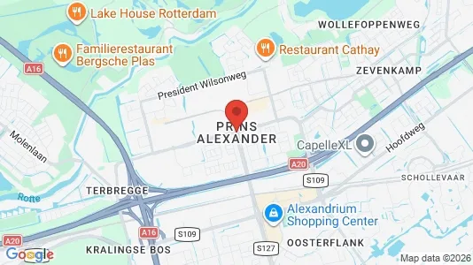 Coworking spaces for rent i Rotterdam Prins Alexander - Foto uit Google Street View