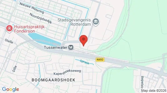 Kantorruimte for rent i Rotterdam Hoogvliet - kort over placeringen