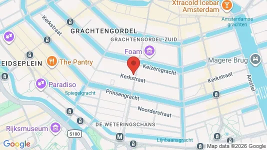 Kantorruimte for rent i Amsterdam Centrum - kort over placeringen
