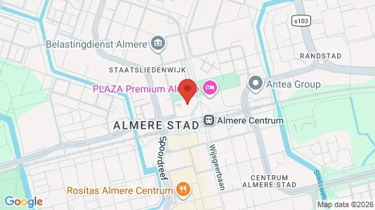 Bedrijfsruimtes for rent i Almere - kort over placeringen