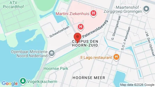 Kantorruimte for rent i Groningen - kort over placeringen