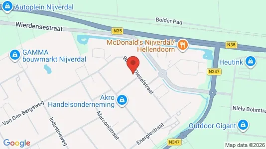 Kantorruimte for rent i Hellendoorn - kort over placeringen