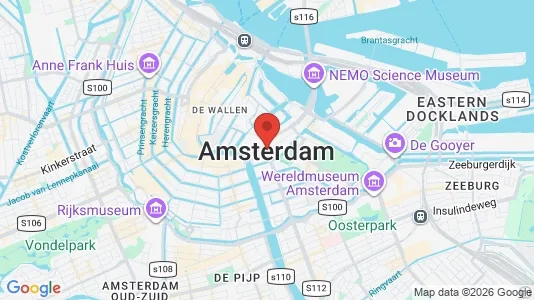 Horeca panden for rent i Amsterdam Centrum - kort over placeringen