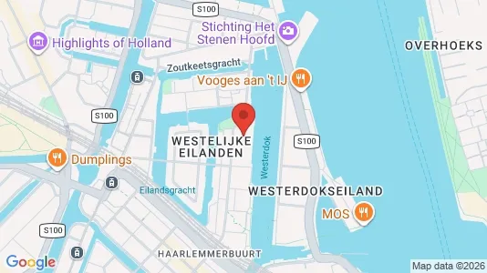 Kantorruimte for rent i Amsterdam Centrum - kort over placeringen