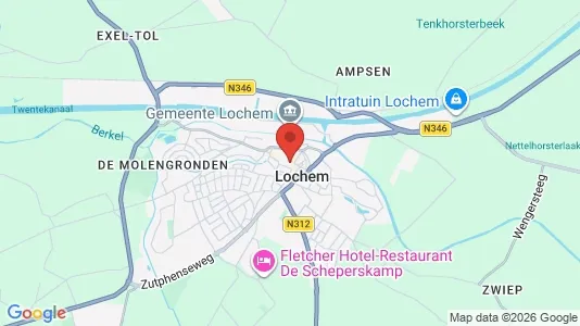 Bedrijfsruimtes for rent i Lochem - kort over placeringen