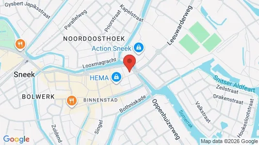 Bedrijfsruimtes for sale i Súdwest-Fryslân - kort over placeringen