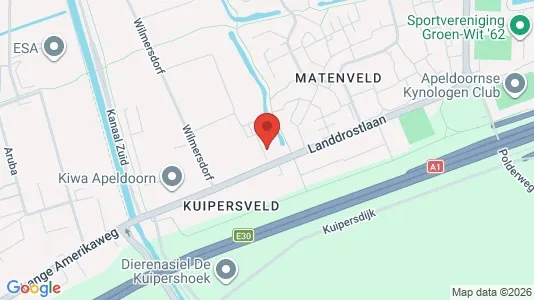 Kantorruimte for rent i Apeldoorn - kort over placeringen