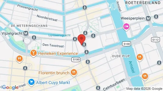 Kantorruimte for rent i Amsterdam Centrum - kort over placeringen