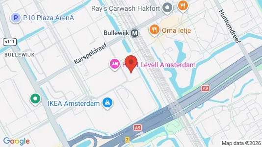 Kantorruimte for rent i Amsterdam-Zuidoost - kort over placeringen
