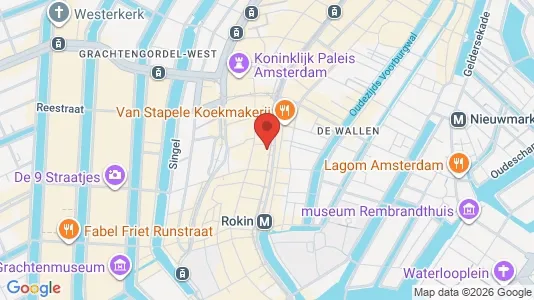 Bedrijfsruimtes for rent i Amsterdam Centrum - kort over placeringen