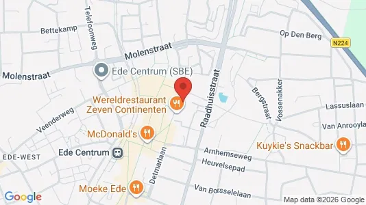 Kantorruimte for rent i Ede - kort over placeringen