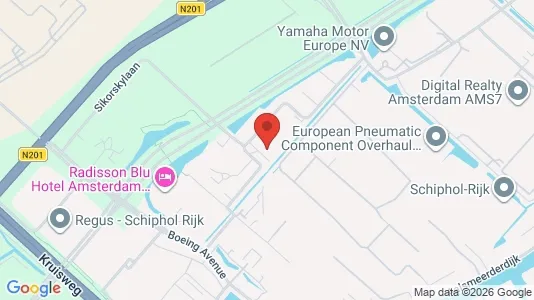 Kantorruimte for rent i Haarlemmermeer - kort over placeringen