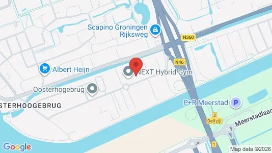 Kantorruimte for rent i Groningen - kort over placeringen