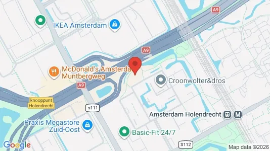 Kantorruimte for rent i Amsterdam-Zuidoost - kort over placeringen