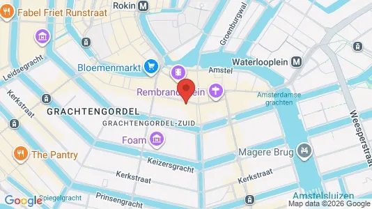 Kantorruimte for rent i Amsterdam Centrum - kort over placeringen