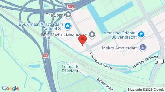 Kantorruimte for rent i Amsterdam Oost-Watergraafsmeer - kort over placeringen
